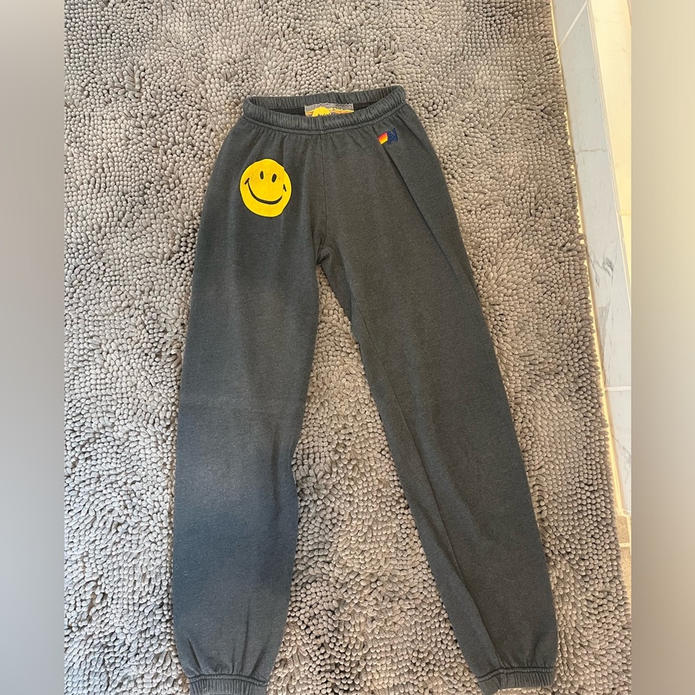 Aviator Nation smiley joggers